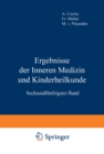 Ergebnisse der Inneren Medizin und Kinderheilkunde : Sechsundfunfzigster Band - eBook