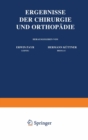 Ergebnisse der Chirurgie und Orthopadie : Zwanzigster Band - eBook