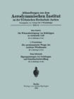 Abhandlungen aus dem Aerodynamischen Institut an der Technischen Hochschule Aachen - eBook