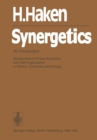 Synergetics : An Introduction Nonequilibrium Phase Transitions and Self-Organization in Physics, Chemistry and Biology - eBook