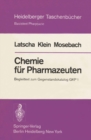 Chemie fur Pharmazeuten : Begleittext zum Gegenstandskatalog GKP 1 - eBook