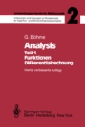 Anwendungsorientierte Mathematik : Band 2: Analysis I: Funktionen, Differentialrechnung - eBook
