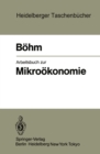 Arbeitsbuch zur Mikrookonomie - eBook