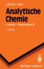 Analytische Chemie : Chemie - Basiswissen III - eBook