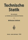 Technische Statik : Ein Lehrbuch zur Einfuhrung ins Technische Denken - eBook