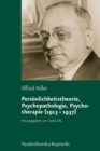Personlichkeitstheorie, Psychopathologie, Psychotherapie (1913-1937) - eBook