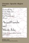 August Hinrichs und Moritz Jahn : Ein literaturwissenschaftlicher Vergleich 1870-1970 - eBook