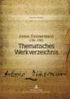 Anton Zimmermann (1741-1781) : Thematisches Werkverzeichnis - eBook