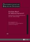 Gottes Wort im Menschenwort : Festschrift fuer Georg Fischer SJ zum 60. Geburtstag - eBook
