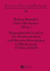 Biographisches Lexikon der demokratischen und liberalen Bewegungen in Mitteleuropa 1770 bis 1848/49 - eBook