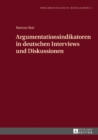 Argumentationsindikatoren in deutschen Interviews und Diskussionen - eBook