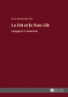 Le Dit et le Non-Dit : Langage(s) et traduction - eBook