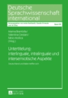 Untertitelung: interlinguale, intralinguale und intersemiotische Aspekte : Deutschland und Italien treffen sich - eBook