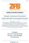 Strategie, Steuerung und Governance aueruniversitarer Forschungseinrichtungen - eBook