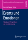 Events und Emotionen : Stand und Perspektiven der Eventforschung - eBook