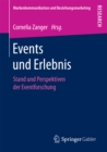 Events und Erlebnis : Stand und Perspektiven der Eventforschung - eBook