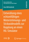 Entwicklung eines echtzeitfahigen Motorstromungs- und Stickoxidmodells zur Kopplung an einen HiL-Simulator - eBook