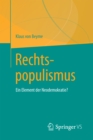 Rechtspopulismus : Ein Element der Neodemokratie? - eBook