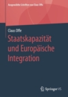 Staatskapazitat und Europaische Integration - eBook