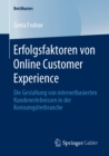 Erfolgsfaktoren von Online Customer Experience : Die Gestaltung von internetbasierten Kundenerlebnissen in der Konsumguterbranche - eBook