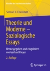 Theorie und Moderne - Soziologische Essays : Herausgegeben und eingeleitet von Gerhard Preyer - eBook