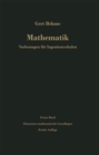 Vorlesungen fur Ingenieurschulen : Erster Band: Elementar-mathematische Grundlagen - eBook