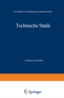 Technische Statik : Ein Lehrbuch zur Einfuhrung ins Technische Denken - eBook