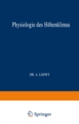 Physiologie des Hohenklimas - eBook