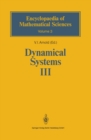 Dynamical Systems III - eBook