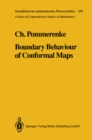 Boundary Behaviour of Conformal Maps - eBook