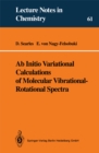 Ab Initio Variational Calculations of Molecular Vibrational-Rotational Spectra - eBook