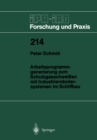 Arbeitsprogramm-generierung zum Schutzgasschweien mit Industrierobotersystemen im Schiffbau - eBook