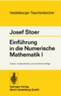 Einfuhrung in die Numerische Mathematik I - eBook