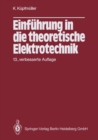 Einfuhrung in die theoretische Elektrotechnik - eBook