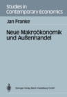 Neue Makrookonomik und Auenhandel - eBook