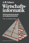 Wirtschaftsinformatik : Informationssysteme im Industriebetrieb - eBook