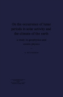 On the occurrence of lunar periods in solar activity and the climate of the earth : a study in geophysics and cosmic physics - eBook