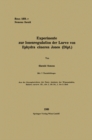 Experimente zur Ionenregulation der Larve von Ephydra cinerea Jones (Dipt. ) - eBook