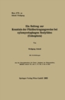 Ein Beitrag zur Kenntnis der Pilzubertragungsweise bei xylomycetophagen Scolytiden (Coleoptera) - eBook