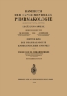 Die Pharmakologie Anorganischer Anionen : Die Hofmeistersche Reihe - eBook