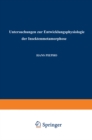 Untersuchungen zur Entwicklungsphysiologie der Insektenmetamorphose - eBook