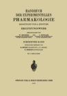 Handbuch der Experimentellen Pharmakologie : Erganzungswerk - eBook
