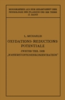 Oxydations-Reductions-Potentiale : Mit Besonderer Berucksichtigung Ihrer Physiologischen Bedeutung - eBook