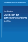 Grundlagen der Betriebswirtschaftslehre - eBook