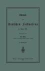 Chronik des Deutschen Forstwesens im Jahre 1885 - eBook
