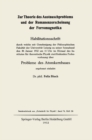Zur Theorie des Austauschproblems und der Remanenzerscheinung der Ferromagnetika : Probleme des Atomkernbaues - eBook