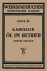 Oel im Betrieb - eBook