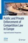 Public and Private Enforcement of Competition Law in Europe : Legal and Economic Perspectives - eBook