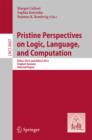 Pristine Perspectives on Logic, Language and Computation : ESSLLI 2012 and ESSLLI 2013 Student Sessions, Selected Papers - eBook