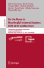 On the Move to Meaningful Internet Systems: OTM 2014 Conferences : Confederated International Conferences: CoopIS and ODBASE 2014, Amantea, Italy, October 27-31, 2014. Proceedings - eBook
